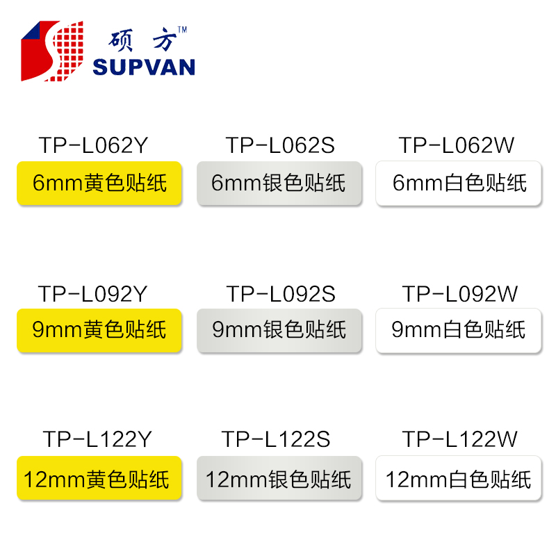 碩方線號機貼紙規格