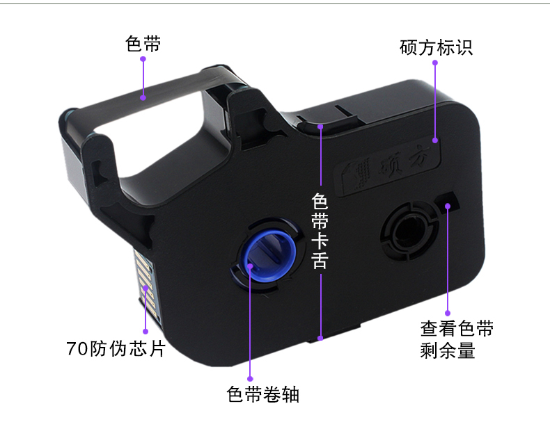 線號機色帶怎么纏