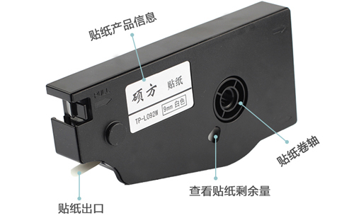 碩方線號機貼紙