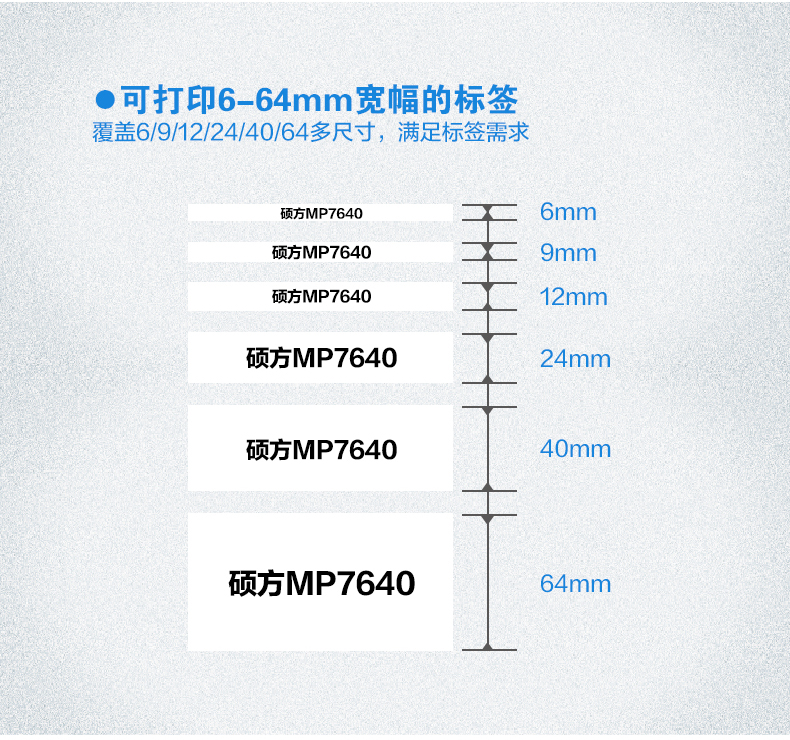 碩方MP7640線纜標簽打印機